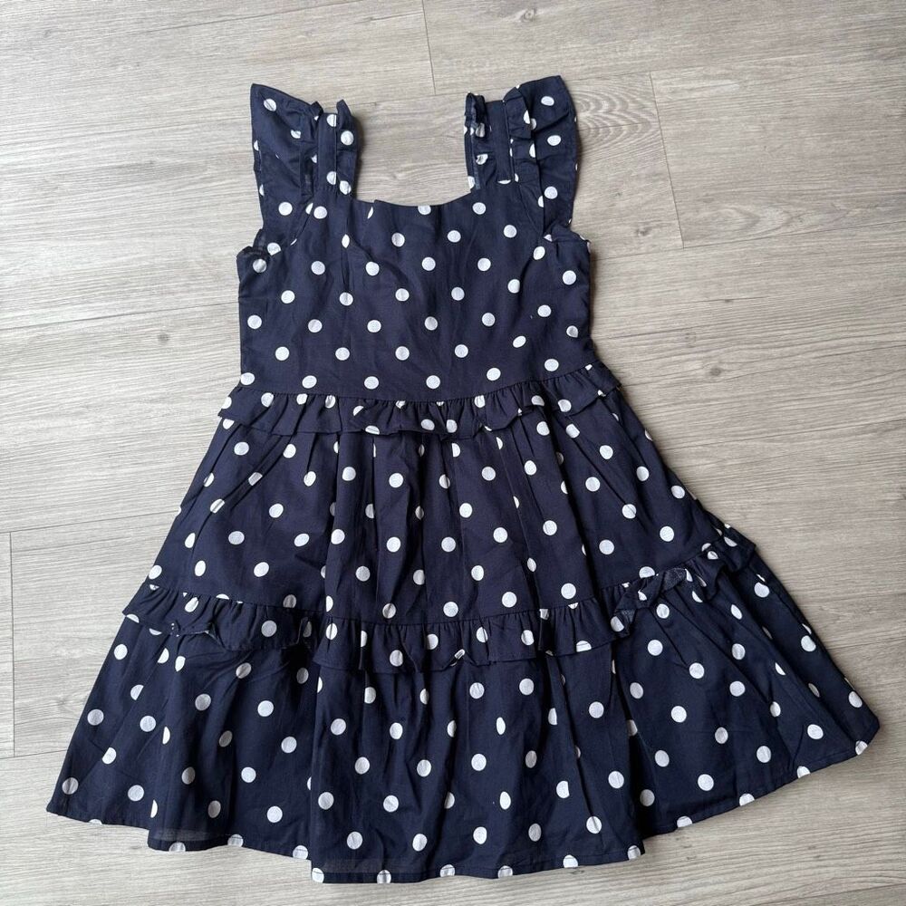 Janie & Jack The Spot On Style Dress Polka Dot Size 6 NWT